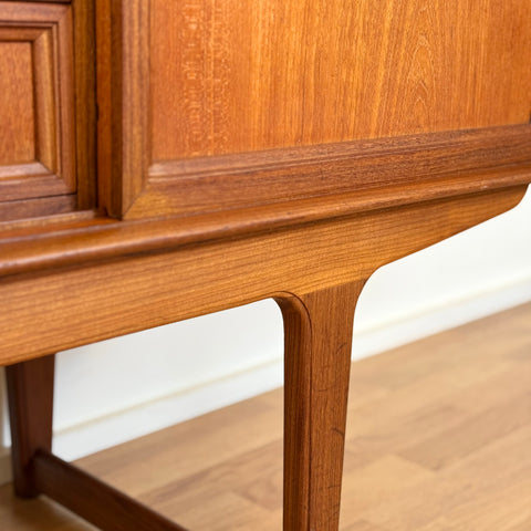Highboard in teak, 1950s-60s, Denmark - Beyo Vintage