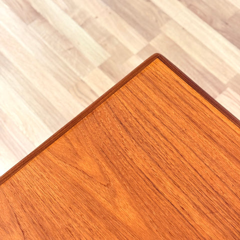 Coffee table in teak & walnut, 1950s-60s, Denmark