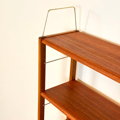 Bookshelf in teak & beech by Bertil Fridhagen