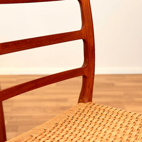 Dining chairs in teak by Niels O. Moller