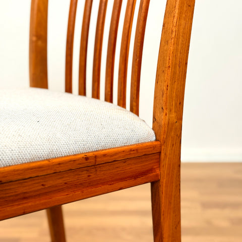 Dining chairs in walnut by Svante Skogh