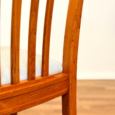 Dining chairs in walnut by Svante Skogh