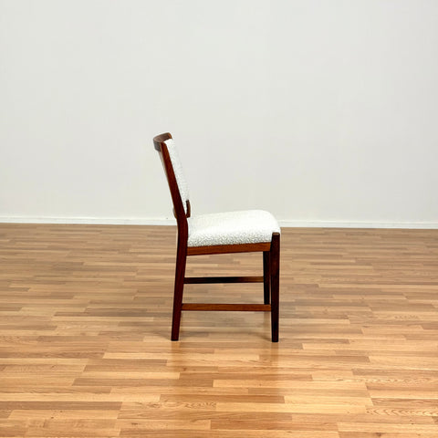 Dining chairs in walnut by Skaraborgs Möbelindustri AB