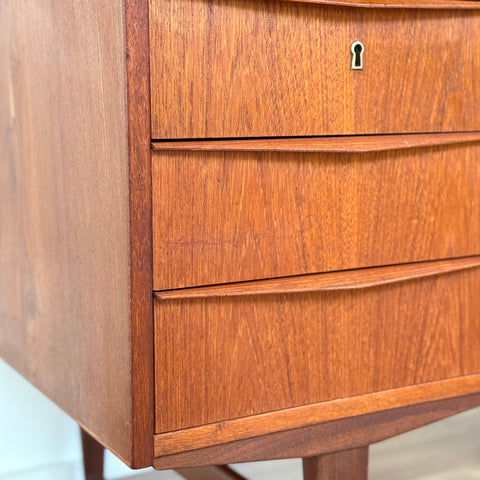 Writing desk in teak, 1950s-60s, Denmark - Beyo Vintage