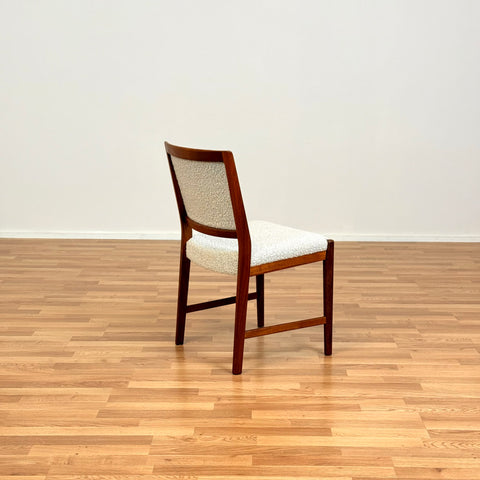 Dining chairs in walnut by Skaraborgs Möbelindustri AB