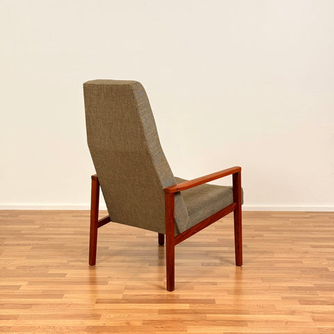 Armchair in solid teak, 1950s-60s Denmark