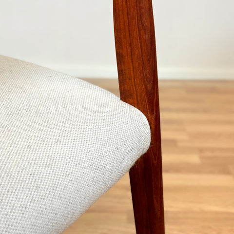 Set of 6 dining chairs in teak designed by Niels O. Moller, model '71', 1950s-60s, Denmark