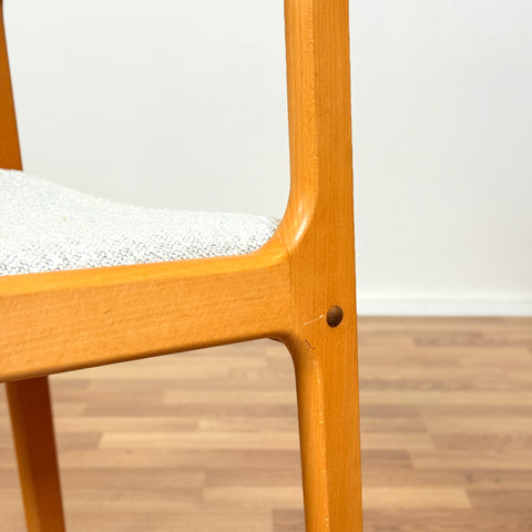 Set of 4 dining chairs in beech by Findahl Mobelfabrik, 1950s-60s, Denmark