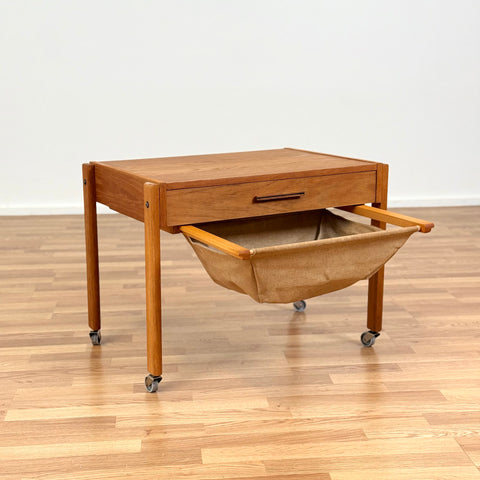 Side table, trolley in teak, 1950s-60s, Denmark - Beyo Vintage
