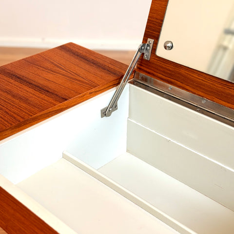 Dressing table / Writing desk in teak, 1950-60s, Sweden