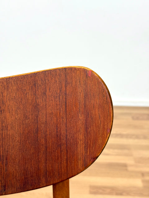 Set of 4 dining chairs in teak & beech, 1950s-60s, Denmark - Beyo Vintage