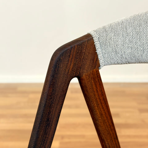 Set of 4 dining chairs in walnut, 1950s-60s, Denmark