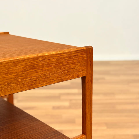 Set of 2 bedside tables in teak, 1950s-60s, Sweden