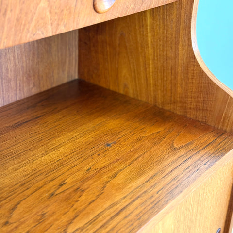 Highboard in teak, 1950s-60s, Denmark - Beyo Vintage