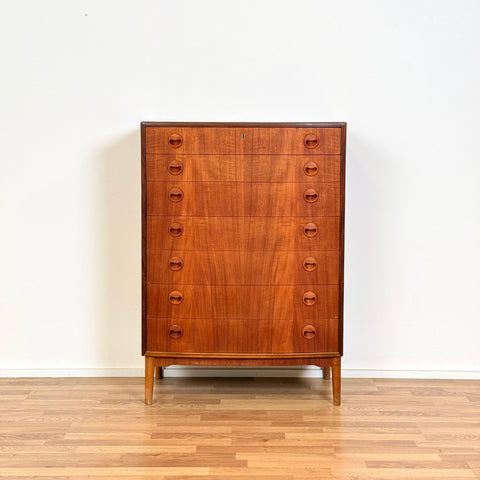 PRICE Chest of 7 drawers in teak, 1950s-60s, Denmark - Beyo Vintage