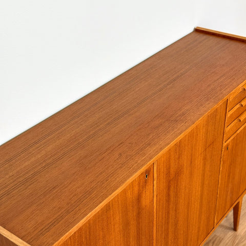 Highboard in teak and oak, 1950s-60s, Sweden - Beyo Vintage