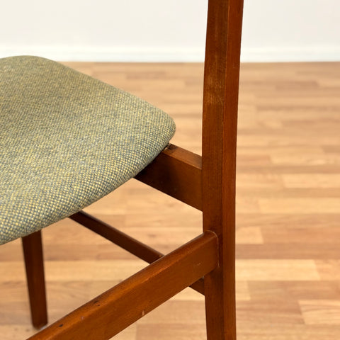 Set of 4 dining chairs in teak and beech by SAX, 1950s-60s, Denmark