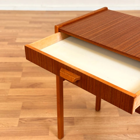 Set of 2 bedside tables in teak, 1950s-60s, Sweden