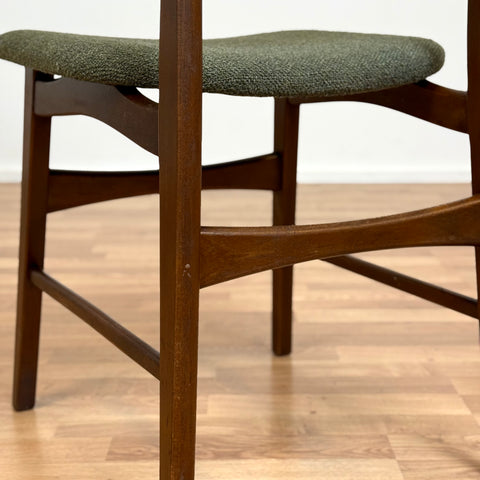 Set of 6 dining chairs in teak and beech, model Boel, Ikea, 1960s, Sweden - Beyo Vintage