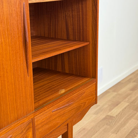 Highboard in teak, 1950s-60s, Denmark - Beyo Vintage