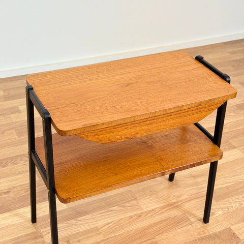 Hall table in teak, 1950s-60s, Sweden - Beyo Vintage