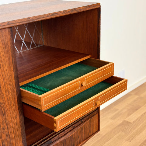 PRICE Highboard in Santos rosewood by E.W Bach, 1950s-60s, Denmark - Beyo Vintage