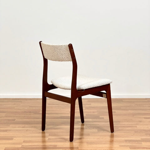 Set om 4 matstolar i teak, 1950-60-tal, Danmark