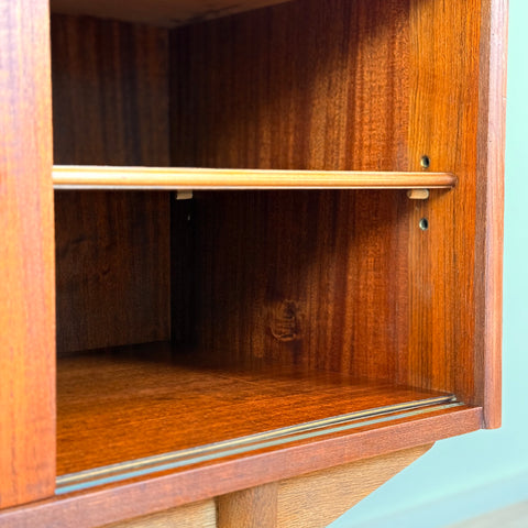 Highboard in teak, 1950s-60s, Denmark - Beyo Vintage