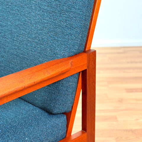 Armchairs in solid teak by Illum Wikkelsö, 1950s-60s, Denmark