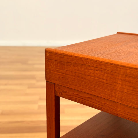 Set of 2 bedside tables in teak, 1950s-60s, Sweden