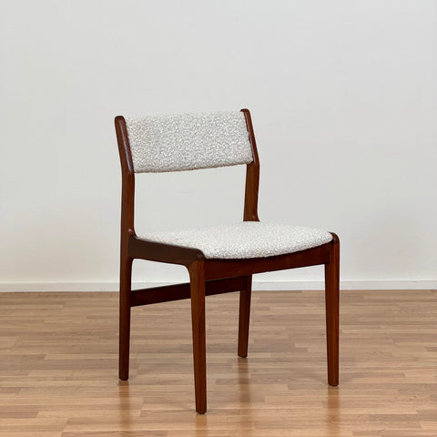 Set om 4 matstolar i teak, 1950-60-tal, Danmark