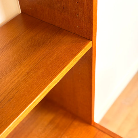 Bookshelf in teak, 1950s-60s, Sweden