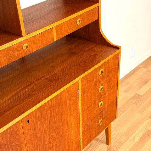 Bookshelf in teak, Sweden