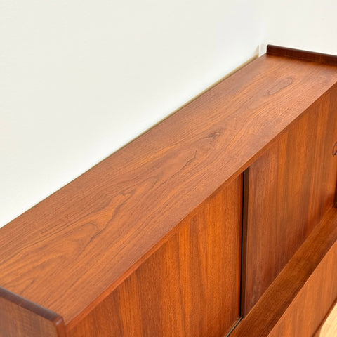 Highboard in teak, 1950s-60s, Denmark - Beyo Vintage