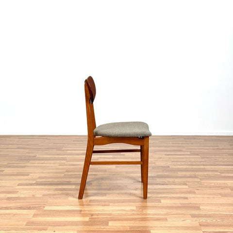 Set of 4 dining chairs in teak & beech, 1950s-60s, Denmark - Beyo Vintage