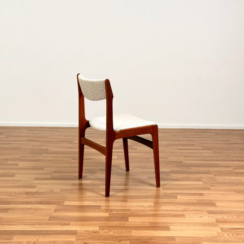 Set of 4 dining chairs in teak by Erik Buch, 1950s-60s, Denmark