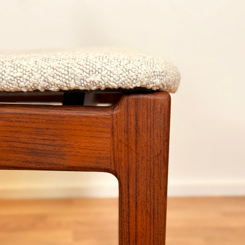Set of 8 dining chairs in teak by Sorø Stolefabrik, 1950s-60s, Denmark