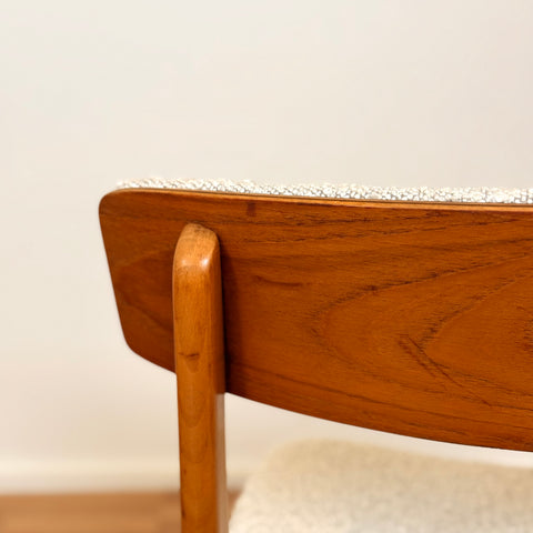 Set of 6 dining chairs in beech & teak, by Farstrup, 1950s-60s, Denmark
