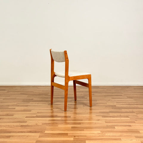 Set of 4 dining chairs in beech, 1980s, Denmark - Beyo Vintage