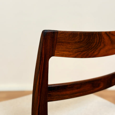 Dining chairs in Santos rosewood by Troeds