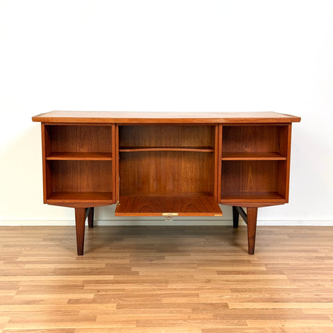 Writing desk in teak, 1950s-60s, Denmark - Beyo Vintage