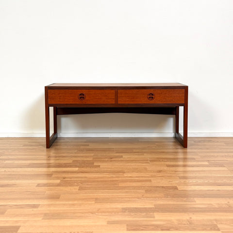 Low bench 'Varie' in teak by Arne Wahl Iversen for IKEA, 1950s-60s, Sweden - Beyo Vintage