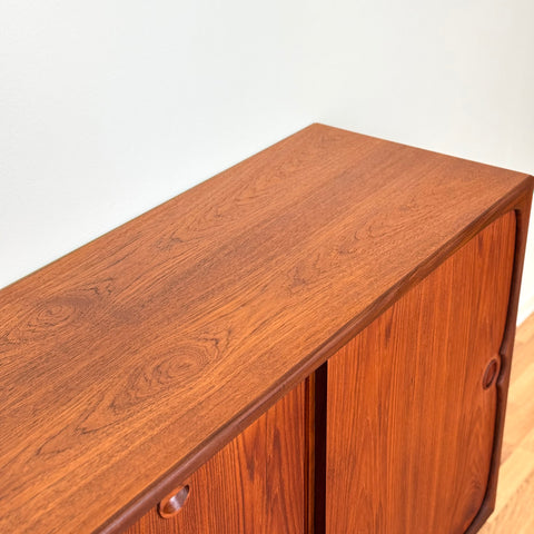 Highboard in teak, 1960s-70s, Denmark - Beyo Vintage