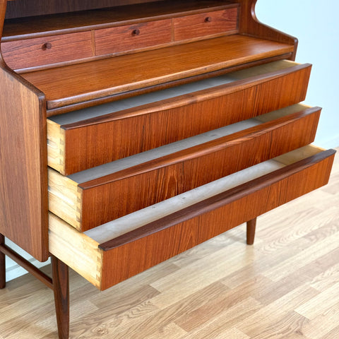 Highboard in teak, 1950s-60s, Denmark - Beyo Vintage