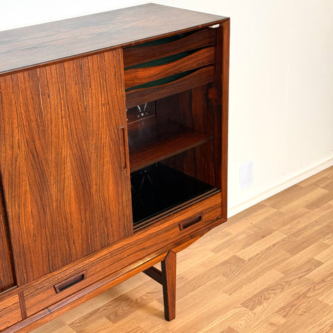 Highboard in Santos rosewood by Vemb møbelfabrik, 1950s-60s, Denmark - Beyo Vintage
