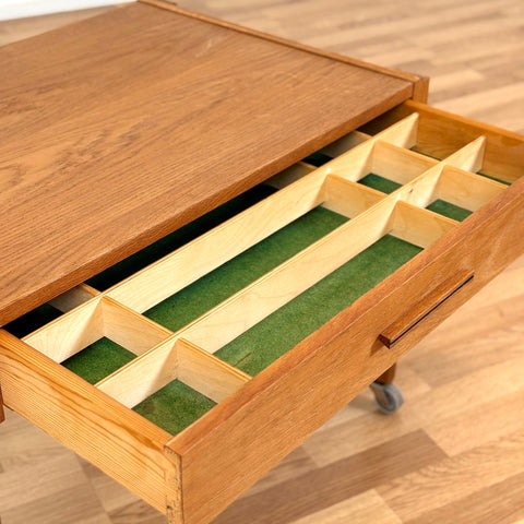 Side table, trolley in teak, 1950s-60s, Denmark - Beyo Vintage