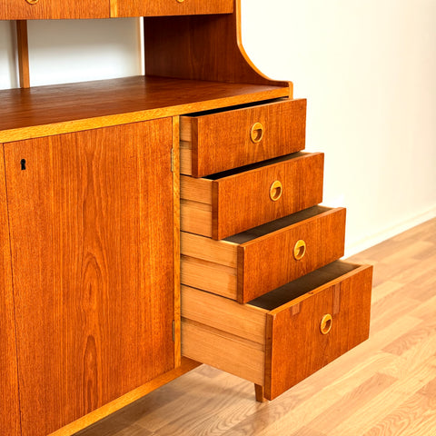 Bookshelf in teak, Sweden