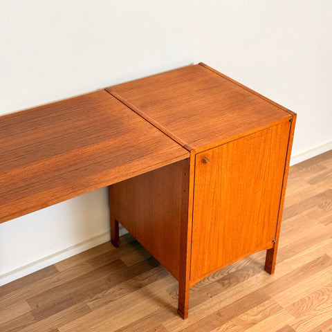 MISSING TYPE Modular working desk in teak, 1950s-60s, Denmark - Beyo Vintage