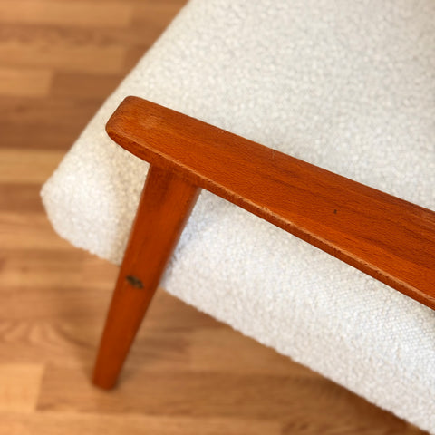 Armchair in solid beech, 1950s-60s Sweden