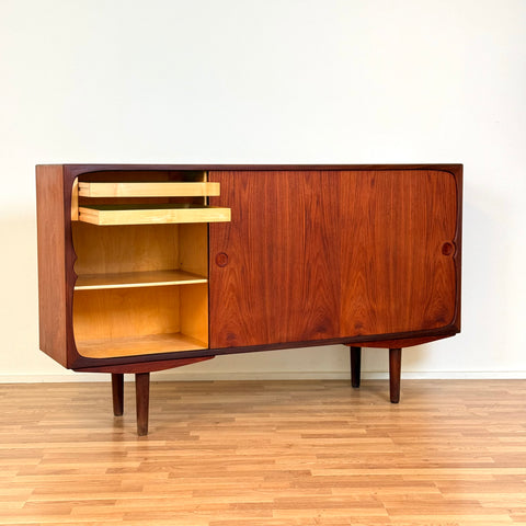 Highboard in teak, 1960s-70s, Denmark - Beyo Vintage